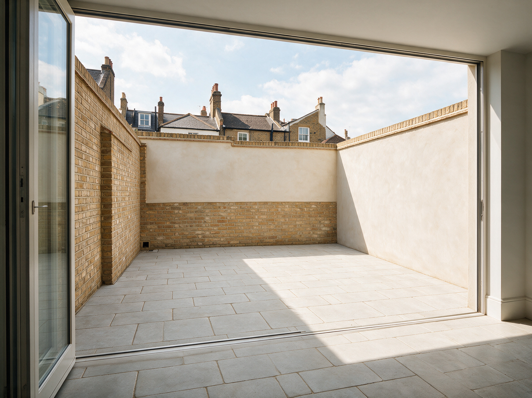 Courtyard or patio — example empty space
